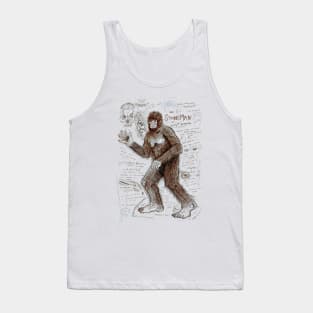 the Stoneman - a Bigfoot Creature Tank Top